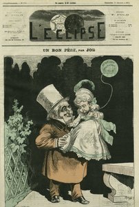 Ein guter Vater, Adolphe Thiers (1797-1877), französischer Historiker und Staatsmann. Titelblatt in „L
