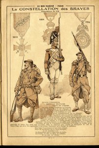 Tagebuch von Bon Marché 1917 - Illustration von Job (Jacques Marie Gaston Onfray de Bréville) (1858-1931): 1905