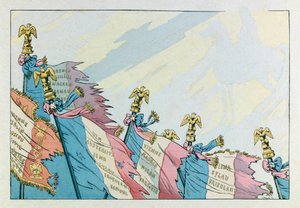 Jacques Marie Gaston Onfray de Breville dit JOB (1858 - 1931); Illustration aus dem Buch „Les epees de France“: Die Adler Napoleons; Sammlung Teil von pseudonym for Onfray de Breville Jacques Job