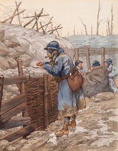 Der Brief des Pépère (Soldat in einem Schützengraben schreibt während des Ersten Weltkriegs an seine Familie)