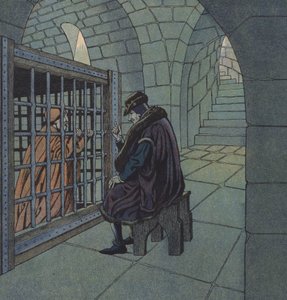 König Ludwig XI. von Frankreich und Kardinal Balue von pseudonym for Onfray de Breville Jacques Job