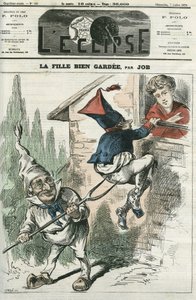 La fille bien gardee. Titelblatt in „L