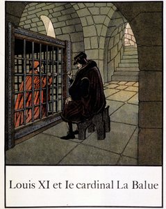 Ludwig XI. und Kardinal La Balue - in „Petite histoire de France“ von Jacques Bainville, ed. Mane