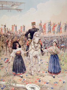 Marschall Ferdinand Foch (1851-1929) der Befreier