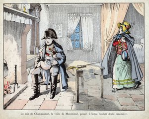 Der Abend der Schlacht von Champaubert