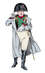 Porträt von Napoleon Bonaparte - Lithographie von Job (Jacques Onfroy de Breville) aus „Le Grand Napoleon des Petites Enfants“ 1893