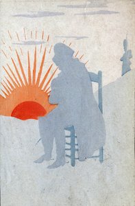 Er wird von den ersten Strahlen der Sonne von Austerlitz geweckt