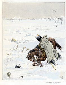 Illustration aus dem Buch „A la gloire des betes“ Text von A. Fabre, Zeichnungen von Jacques Marie Gaston Onfray de Breville dit JOB