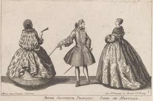 Jeune Seigneur François/Dame en Mantille von published by Jacques Chéreau