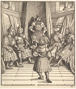 Illustration aus Der Weiße König von the Elder Hans Burgkmair