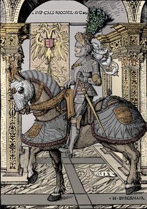 Porträt des Kaisers Maximilian, 1518 von the Elder Hans Burgkmair