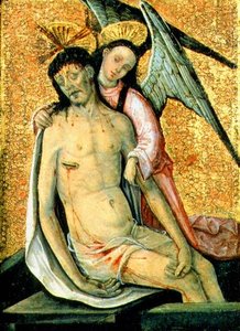Der tote Christus von einem Engel gestützt von the Elder Rodrigo de Osona