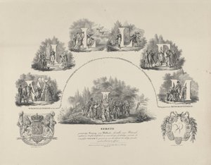 Allegorie auf die Tugenden von König Wilhelm I., 1831 von van der Meulen