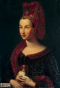 Porträt von Margarete von Flandern, Herzogin von Burgund von vincent Nicolas Raverat
