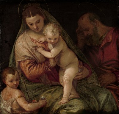 Heilige Familie mit dem jungen Johannes von (1528-88) Veronese