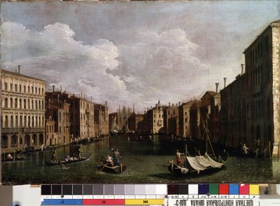 Blick auf den Canal Grande in Venedig von Canaletto