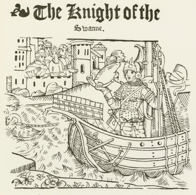 Der Ritter des Schwans (Stich) von (after) English School
