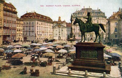 Marktplatz, Wien, Österreich von (after) English photographer