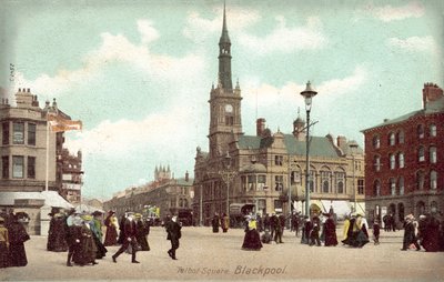 Talbot Square, Blackpool (Farbfoto) von (after) English photographer