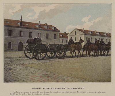 Départ Pour le Service en Campagne von (after) French Photographer