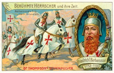 Friedrich Barbarossas Reise nach Jerusalem, 3. Kreuzzug von (after) German School
