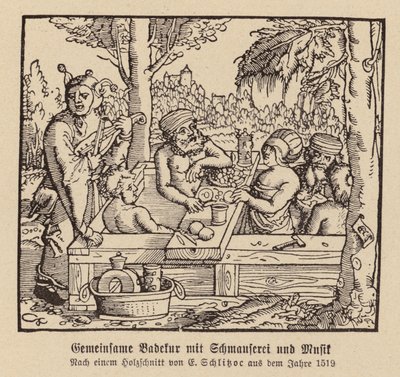 Gemischtes Spa-Baden mit Festessen und Musik von (after) German School
