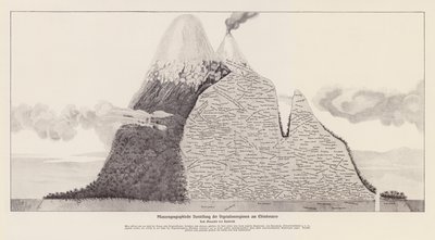 Vegetationsregionen von Chimborazo, Ecuador von (after) German School