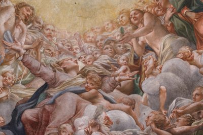 Jungfrau zwischen Adam und Eva (Detail) von (c.1489 1534) Correggio