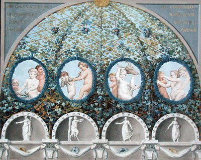 Entwurf für ein Deckenfresko, veröffentlicht um 1780 von (c.1489 1534) (after) Correggio