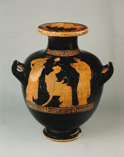 Häusliche Szene mit drei Frauen von (manner of) Kleophon painter