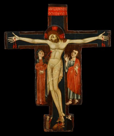 Kruzifix, späte 1200er von (studio) Master of the Magdalene Altarpiece