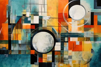Spiraldesign, abstrakte Komposition von F. Abderrahim