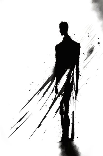 Einsamkeit Armut Depression Abstrakt von F. Abderrahim