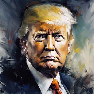 Donald trump Gemälde, große Poster Kunstdrucke, Wand Home Decor von F. Abderrahim