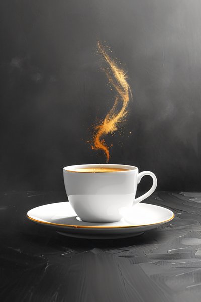 Kleine Tasse Kaffee von F. Abderrahim