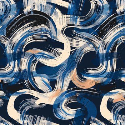 Lebendige abstrakte Pinselstriche, abstraktes Texturdesign von F. Abderrahim