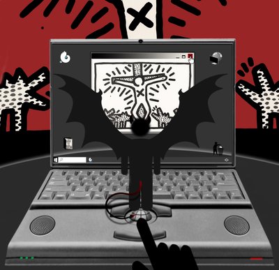 Der Antichrist (I) (aus der Serie: Windows) von Alexander Eibach