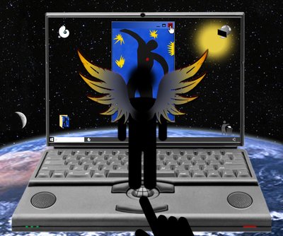 Ikarus (III) (aus der Serie: Windows) von Alexander Eibach