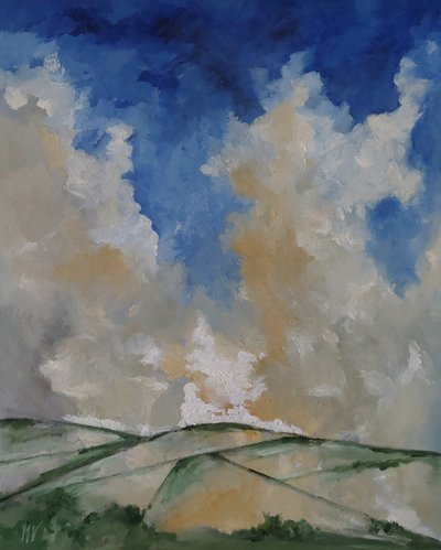 Wolken und Felder von M. Vet