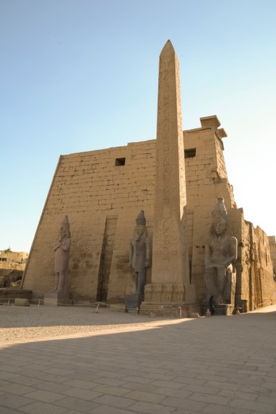 Luxor-Tempel, antike ägyptische Architektur in Luxor von Albert Mansour