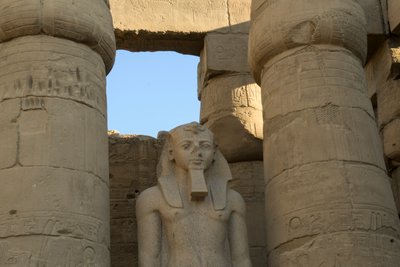 Luxor-Tempel, antike ägyptische Architektur in Luxor von Albert Mansour