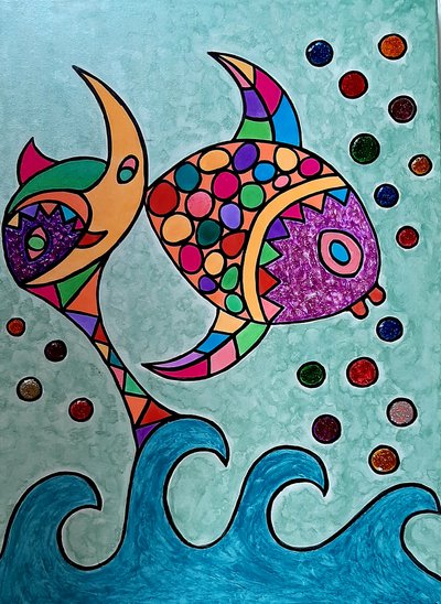 Mondfisch von Steffi_Seiler_Art