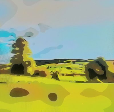 Digitale Landschaft 08 von M. Vet