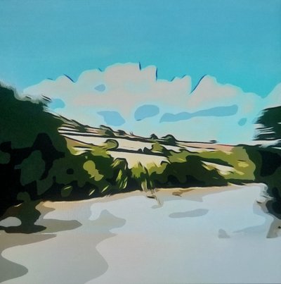 Digitale Landschaft 26 von M. Vet