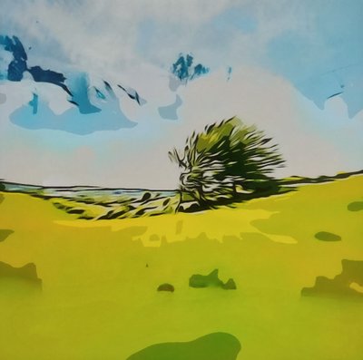Digitale Landschaft 27 von M. Vet