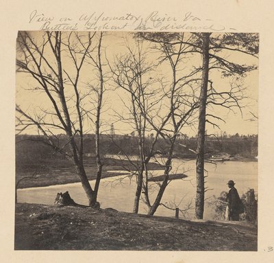 Blick auf den Appomattox River, Virginia. Butler