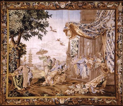 Asien, aus einem Wandteppich der vier Ecken der Welt, Amsterdam von A. Baertams