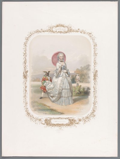 Mann lässt sein Auge auf eine Dame fallen von A. Charpentier