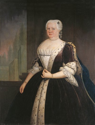 Porträt einer Königin von Preußen, ca. 1739 von A. F. Habert