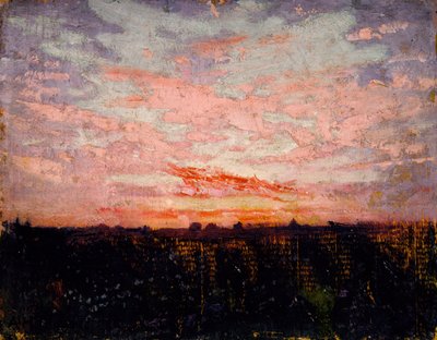 Sonnenaufgang oder Sonnenuntergang, Studie für das Buch, Concealing Coloration in the Animal Kingdom von Abbott Handerson Thayer